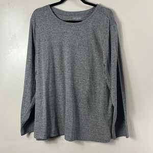 Lane Bryant gray long sleeve top size 22/24